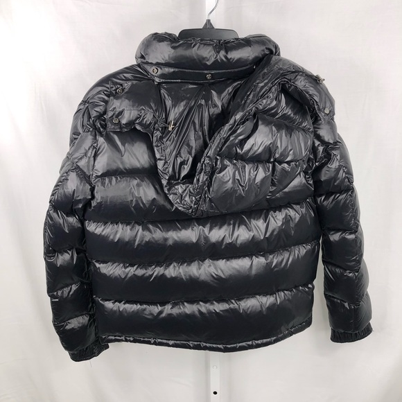 Man’ Moncler Puffer Jacket Size Black 1! 100% Authentic!!! - Picture 6 of 9